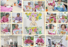 2025.06.25 인지기능훈련-꽃화관색칠하기(일반실)